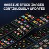 LED Matrix Pixel Display Smart App Control DIY Digital Photo Frame Pixel Programmable Screen Game Room Desktop Decor Night Light