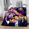 2PAC Hip -hop Singer Fashion Printed Blanket Warm Bed Blanket Soft and Comfortable Blanket Home Travel Blanket Birthday Gift