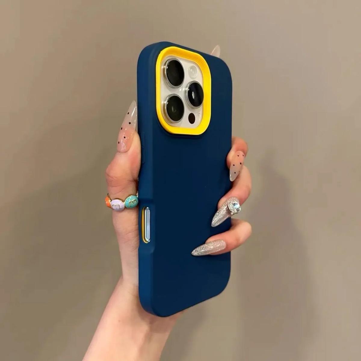 

Чехол для телефона из жидкого силикона конфетного цвета для iPhone 16 Plus 15 ProMax 14 13 12 Mini 11 Pro Max Жесткий бампер Противоударная крышка iphone 11 ProMax тёмно-синий