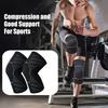1 PC Professional Knee Support Compression Knee Sleeve Anti Slip Silicone Knee Braces for Knee Pain Meniscus Tear