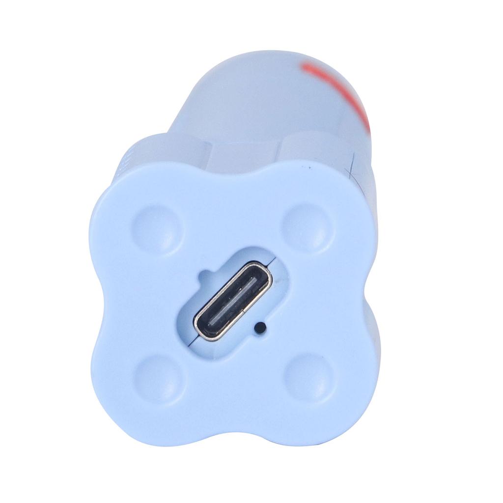 Electric Eraser Low Noise Rechargble 2 Replacble Refills 2.7x16cm ABS Electric Pencil Eraser for Study