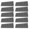 10pcs Door Stopper Slip Resistant Stackable Flexible Windproof TPR Door Stop for Home School Office Type 2