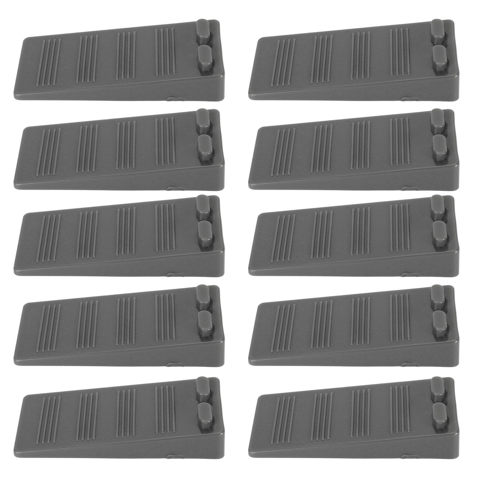 

10pcs Door Stopper Slip Resistant Stackable Flexible Windproof TPR Door Stop for Home School Office Type 2