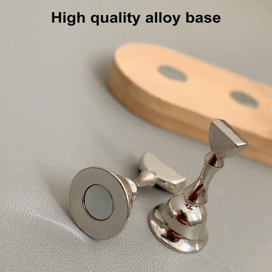 1 sada adsorpčních držáků ze slitiny se silným magnetem, šachovnice na nehty s vysokým výkonem, minimalistický styl, displej na nehty