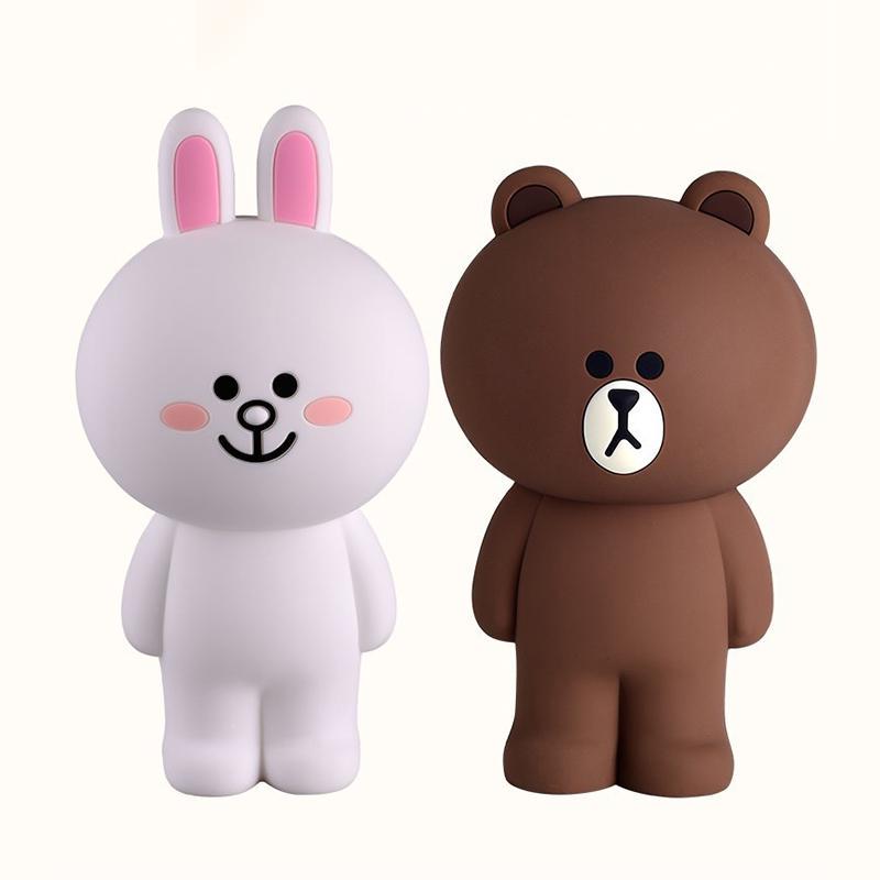 Cartoon Silicone Pencil Case Pencil Bags Lindo Oso Pardo Conejo 3D ...