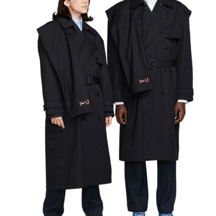 Nike X Martine Rose Trench Jacket (Asia Sizing) Navy Unisex Streetwear DV0851-414