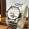 Domineering Fashion Large Dial Mechanical Watch Tourbillon Independent Second Dial Automatic Mechanical Men'S Watch Men'S Watch