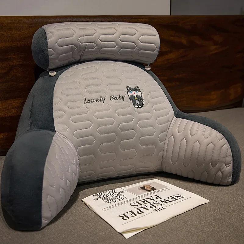 Cartoon Latex Ice Shreds Bedhead Pillow Home Sofa Chairs Protecting The Lumbar Backrest Soft Pregnant Women s Seat Cushion 60x40cm 6390₽