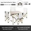 Portable Folding Camping Table and Chairs Set