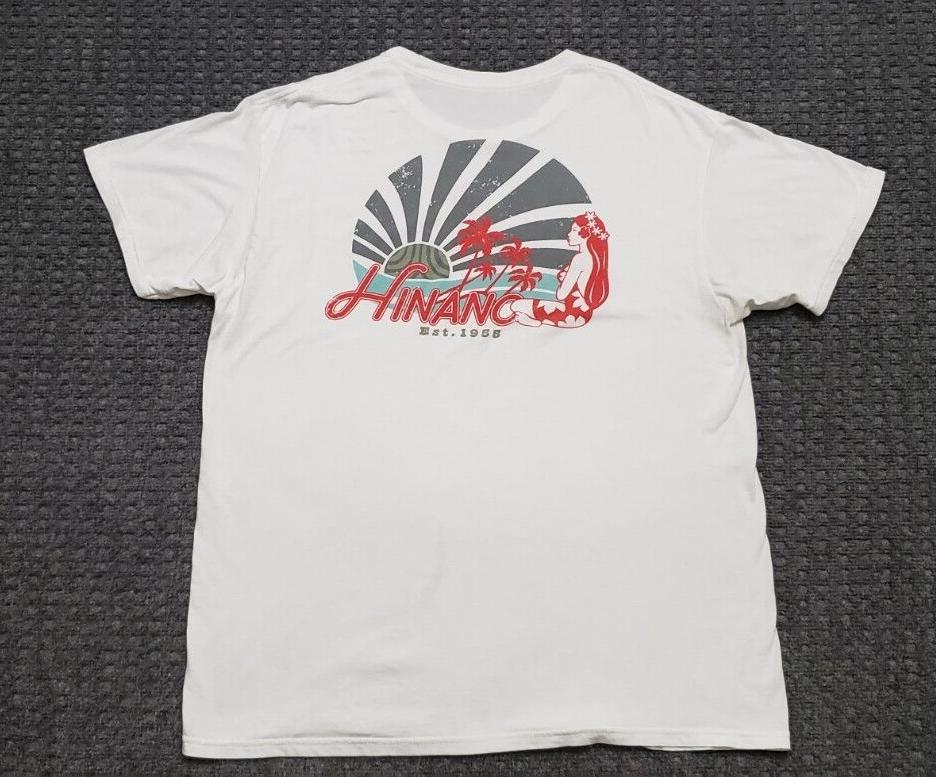 

Белая футболка унисекс Hinano Tahiti Tribal Rising Sun