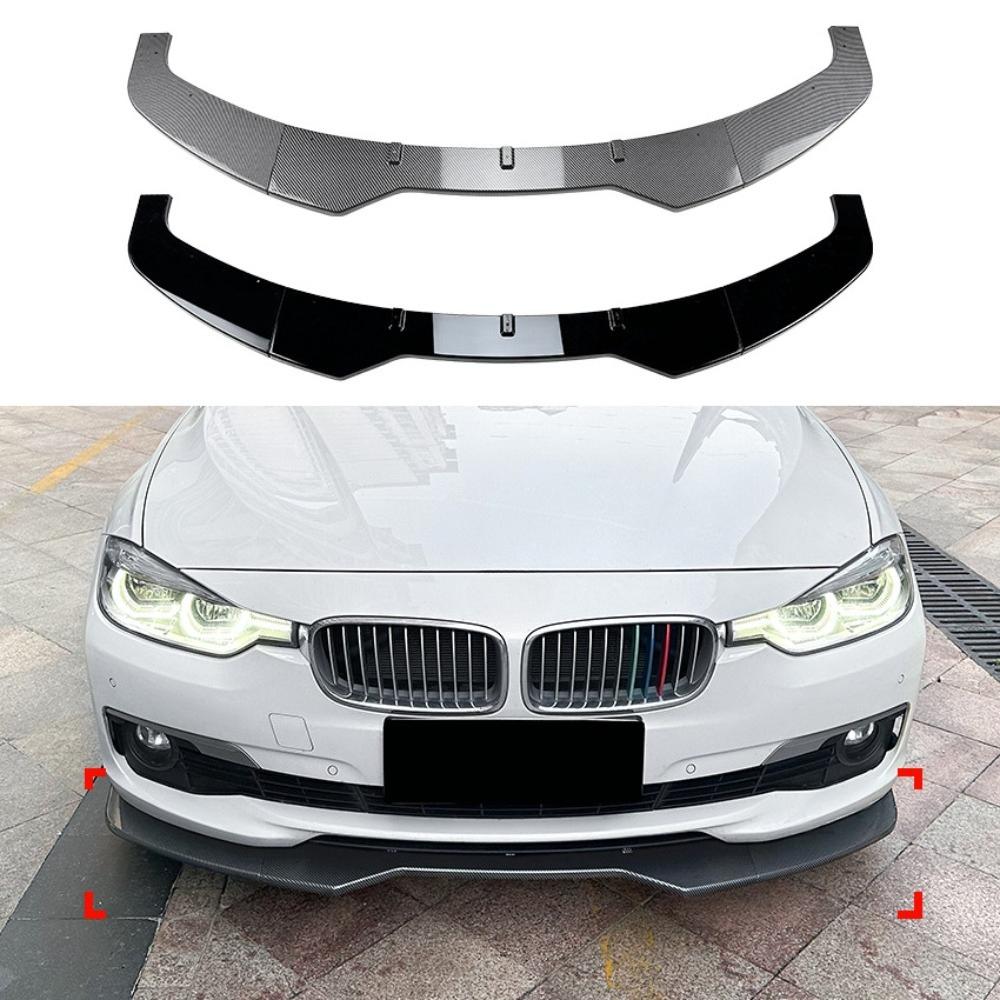 Labio Splitter Chin Spoiler Delantero Para BMW Serie 3 F30 F31 2013-2019 Parachoques Estándar Kit de Carrocería de Modificación Exterior Accesorios