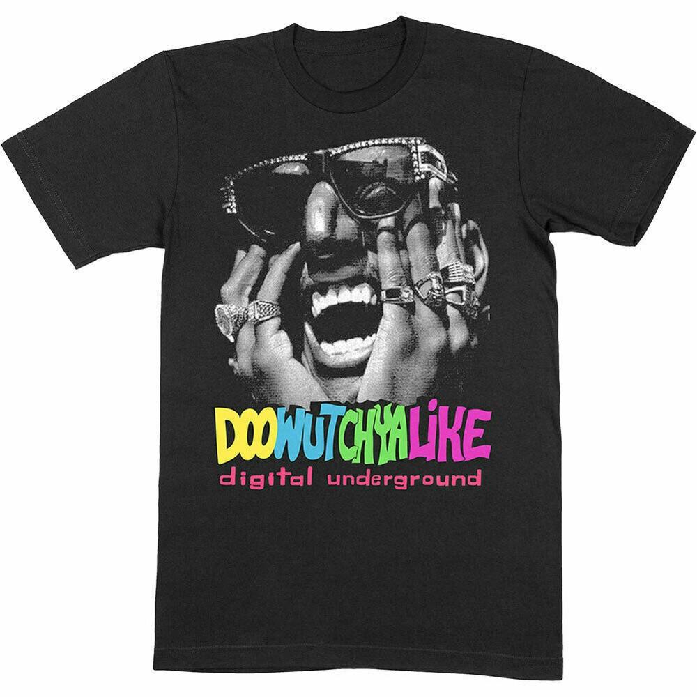 Digital Underground Doowutchyalike Тонкая хлопковая черная рубашка S-234XL Унисекс Футболка J319 Унисекс XXXL