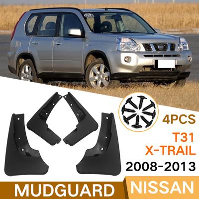 Mud Flaps For Nissan X-Trail T31 2008-2013 Mud Flap Splash Guard Mudguards MudFlaps Front Rear Fender Car