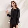 Zhaojun 2026 S/S Light Luxury Mulberry Silk Long Sleeve Top