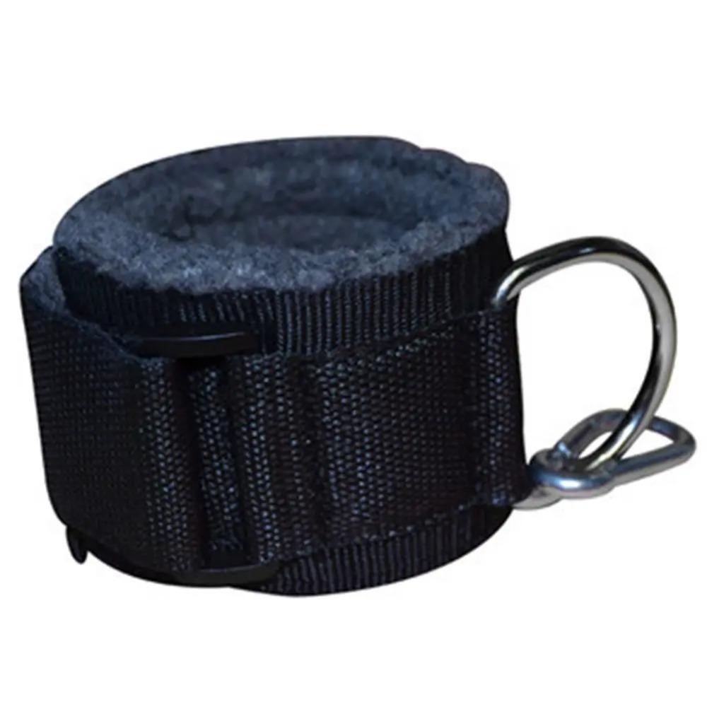 

Хлопковая подкладка Фитнес Ремешок на щиколотку с пряжкой Регулируемый Рука для рук и бедер Ремешок на щиколотку Манжеты для ног Мягкий Удобный Тренажер для силы ног чёрный