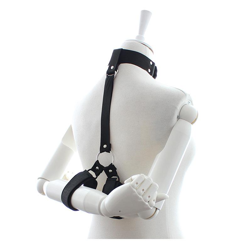 Nylon Erotic Restraints Kit Handcuffs Collar Slave Bondage  Bondage Back Open Leg Cuffs Sex Bondage Adult Toys for Couple
