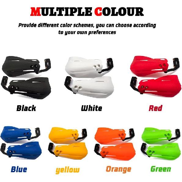 XINGWU Dirt Bike Plastic Handguards,Motorcycle Universal Handguard,Dirt Bike Hand Guards for 7/8 22MM Motocross ff-Road Motocross Enduro Handguards