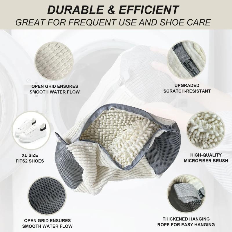 Reusable Laundry Bags, Shoe and Sock Protection Bags, Laundry Bags for Washing Machines, Drying Bags, Shoe Care Bags