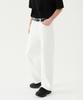 TRILLION Biostone Washed Wide Denim Pants (Cream)