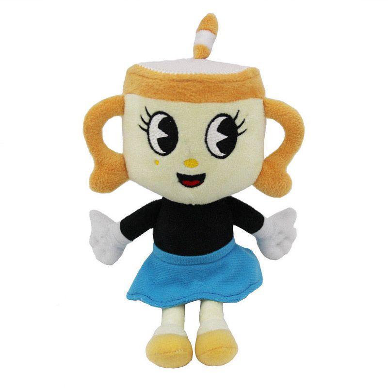 Cuphead 9 Inch Game Ms Chalice Plush Figure Toy Soft Stuffed Doll For Kids Gift