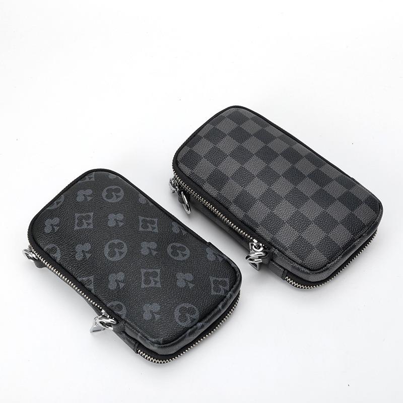 New Printed Mobile Phone Bag Mini Small Bag Unisex Simple Change Bag Shoulder Messenger Bag