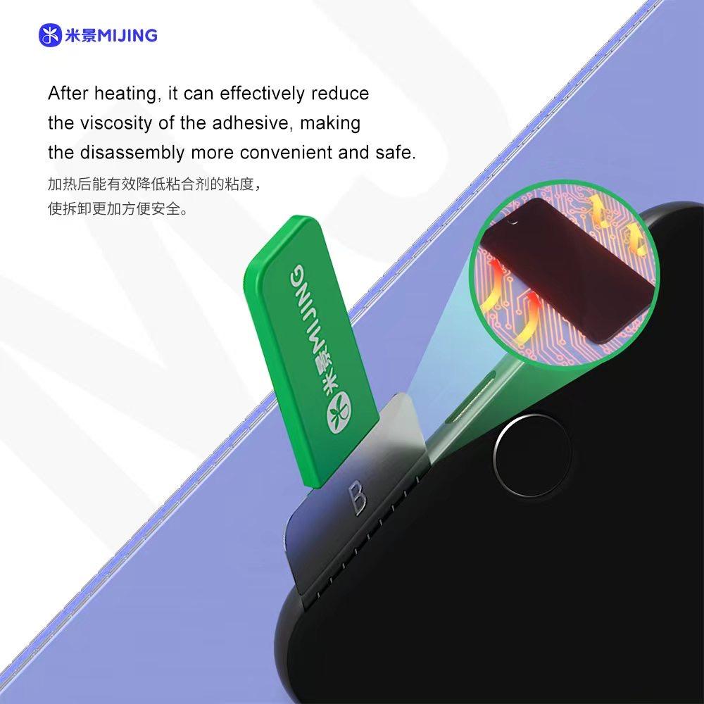 MIJING CPB320 Adjustable Temperature Heating Pad Silicone Rubber Electric Heating Pad Mobile Phone Repair Tool