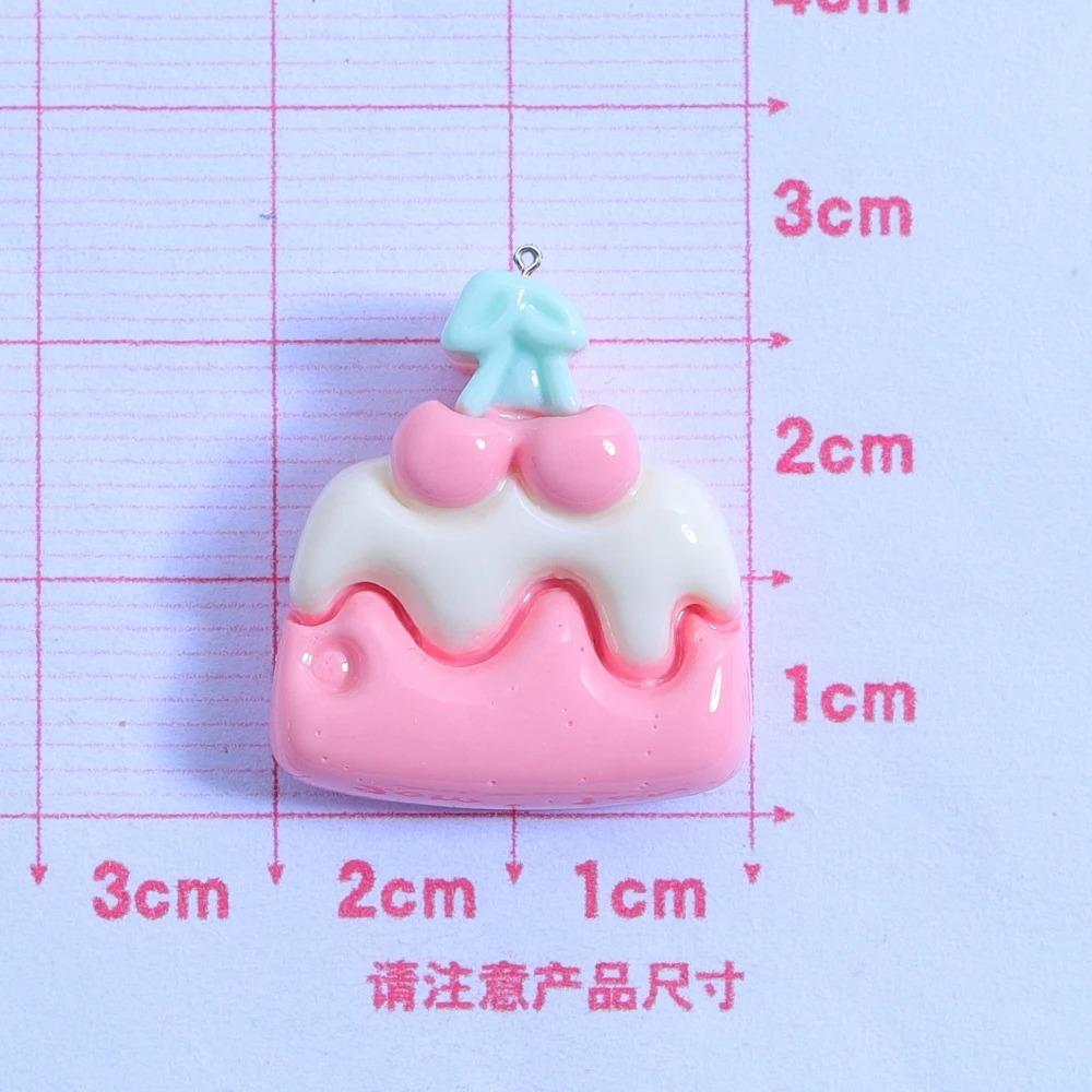 10Pcs Resin Ice Cream Cute Dessert Resin Charms Pendants For Jewelry Making DIY Handmade Earring Bracelet Necklace Accessories