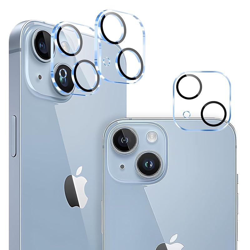 

[Набор из 3-х стекол Japan Asahi] соответствующая пленка для объектива iPhone 14 / Plus, пленка для камеры iPhone, защитная пленка для объектива, усиленная пленка 2.5D с закругленным краем