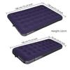 PVC Air Mattress Flocking Surface Folding Sleeping Pad Comfortable Inflatable Mattress  Outdoor