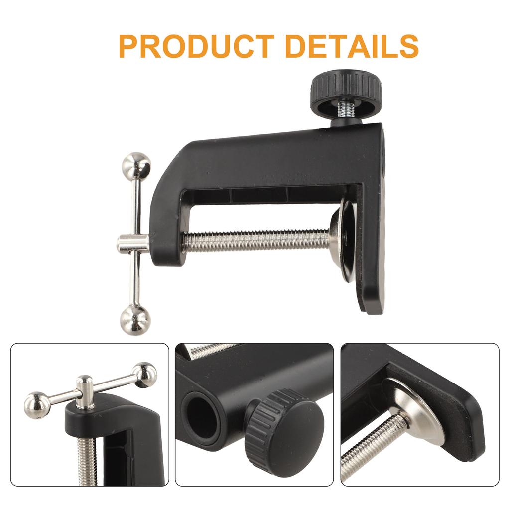 Aluminum Alloy C Shape Desktop Mounting Clamp for Stable Grip and Support