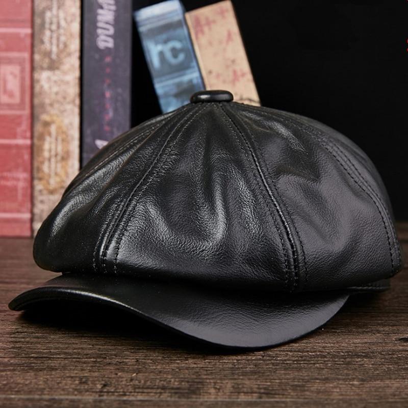 Buy XdanqinX Genuine Leather Hat Autumn 