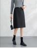 2026 Spring Women's High Waist Slimming Pencil Skirt – Versatile Mid-Length Professional Style with Slit.
