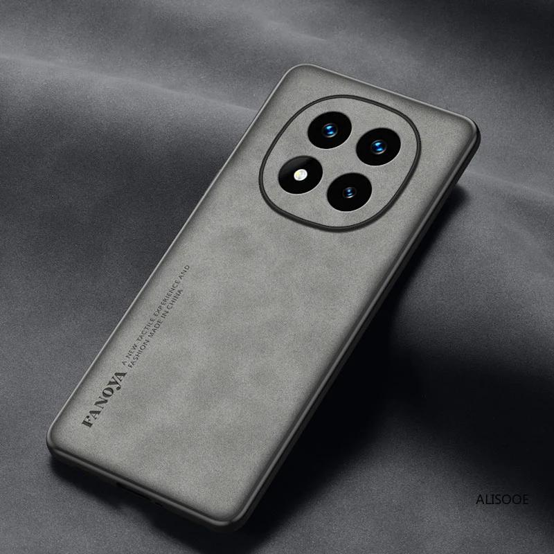 Frosted PU-Leather Funda for POCO M8 Pro 5G Case Matte Plastic Cover for Xiaomi POCO M8 Pro 5G Cover