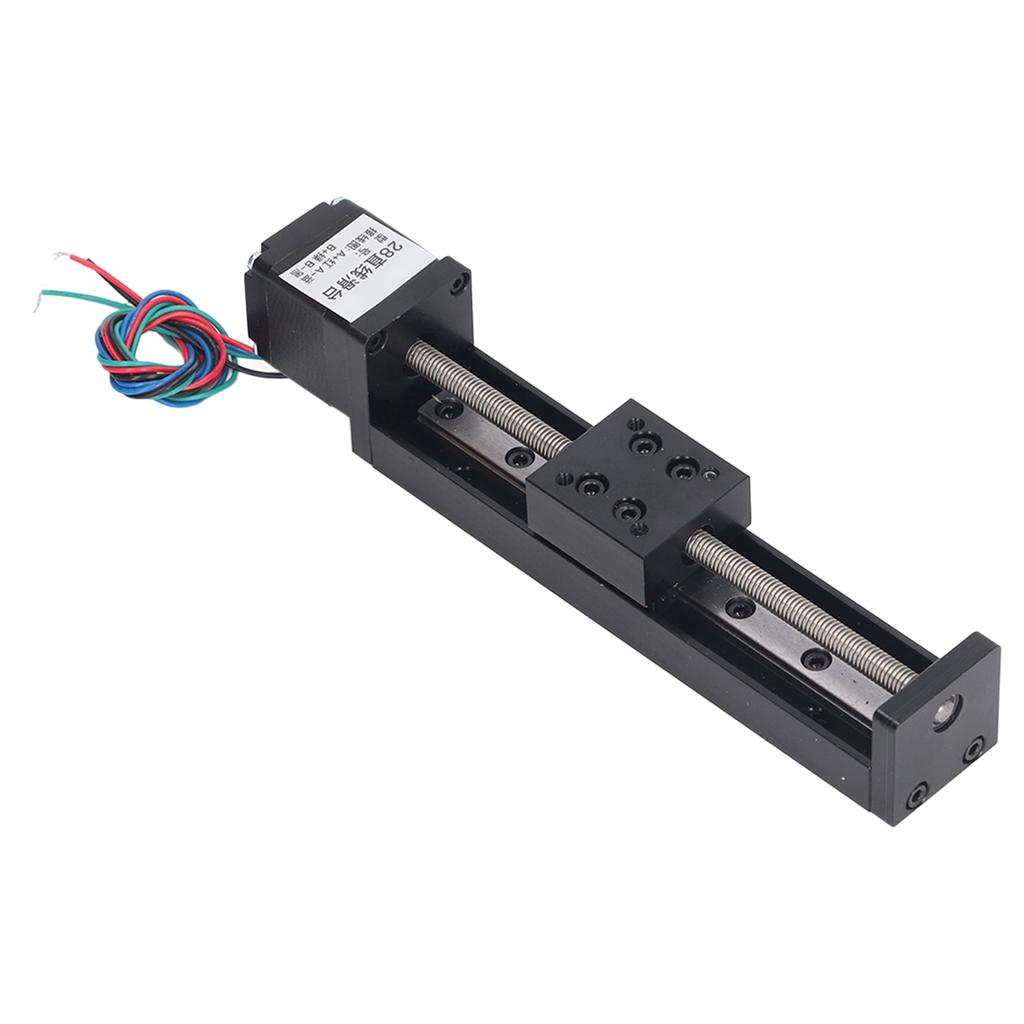 Linear Slide Table High Accuracy Ballscrew Sliding Motion Stage Linear Guide Rail 100mm Stroke T6x4