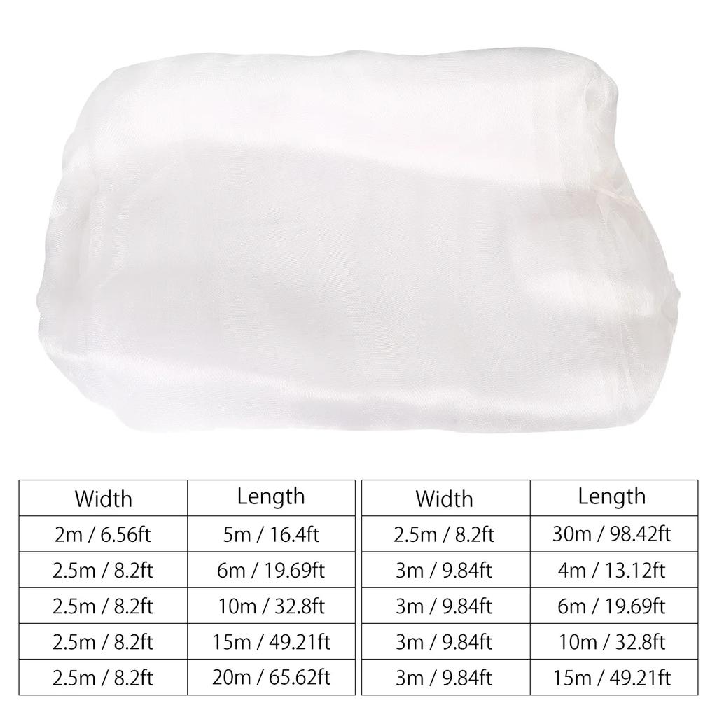 Plant Potection Net Greenhouse Protective Net 60mesh Fruit Vegetables Care Cover Garden Pest Control Insect Net Plant Cover Net