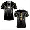 Druk 3D Sportowa Szybkoschnąca Oddychająca Koszulka Męska Damska Outdoor Fitness Boks Walka Zawody Drużyna Krótki Rękaw Góra Ubrania