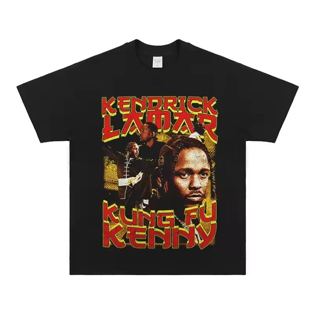 

Rapper Fight Winner Kendrick Lamar Men Women Clothing Tee Unisex Tops Homme Short Sleeve top Spring and summer new TShirt 4XL