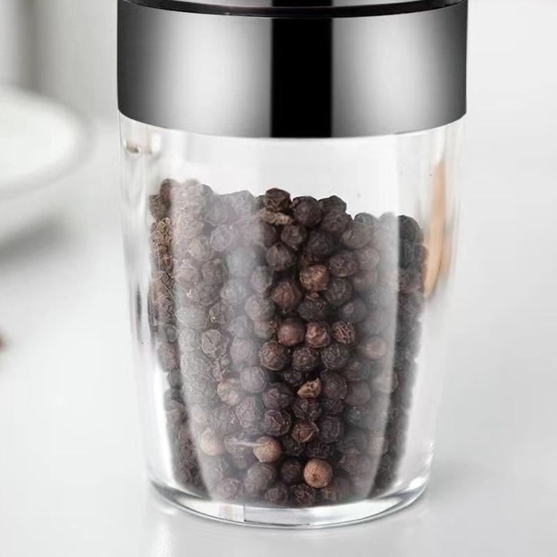 Electric Pepper Grinder Salt And Pepper Grinder Adjustable Coarseness Spice Mill With Led Light Kitchen Tool