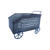 Flower Cart Metal Modern Metal Wagon Planter Plant Stand Flower Planter Pot for Indoor Garden Patio Outdoor Balcony