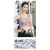 High Impact Shockproof Front Zipper Sports Bra For Women Fixed Cup Beauty Back Yoga Workout