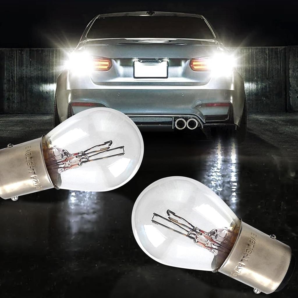 10 PCS Car 1157 P21/5W S25 BAY15D Light Bulb, Double Tail High And Low Brake Light Bulb Turn Signal Light Bulb LongerLife Replacement, Universal
