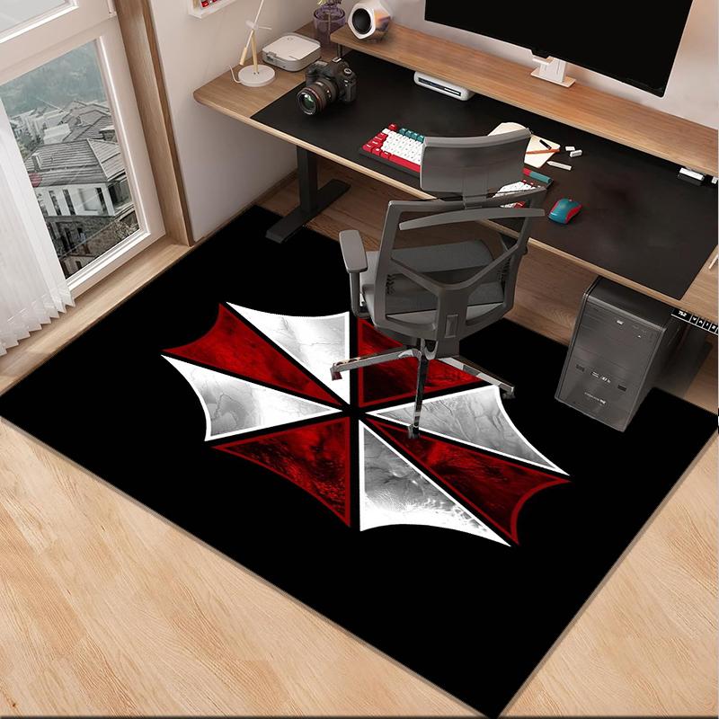 Umbrella Symbol Office Rug Chair Mat, Game Carpet, Suitable for Front Door, Bedroom, Living Room, Desk, Holiday Gift