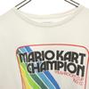 MARIOKART Short sleeve T-shirt XL White system Mario Racer Race Men's Used