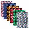 Multi-style 12"X10" Bundle Heat Transfer Vinyl Film Iron On Clothes HTV Printing for Tshirt Fabric Xmas Home Decor DIY by Cut