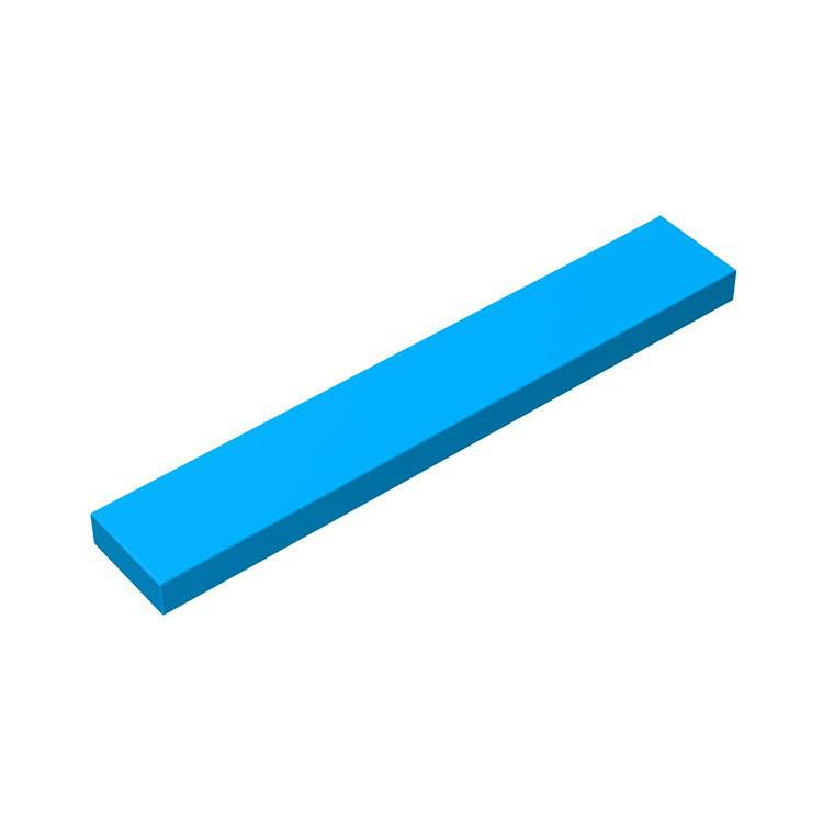 Compatible 1x6 Smooth Tile Building Blocks, Small Particle Spare Parts, MOC 6636, Sold by Weight.
