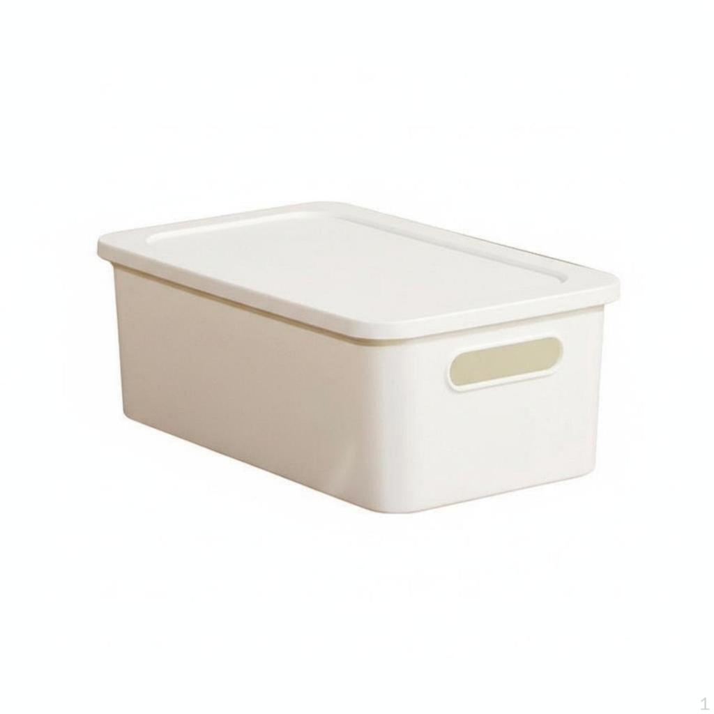 Clear Rectangular Container Adaptable Organizer Box SpaceSaving Storage for Homeowners,