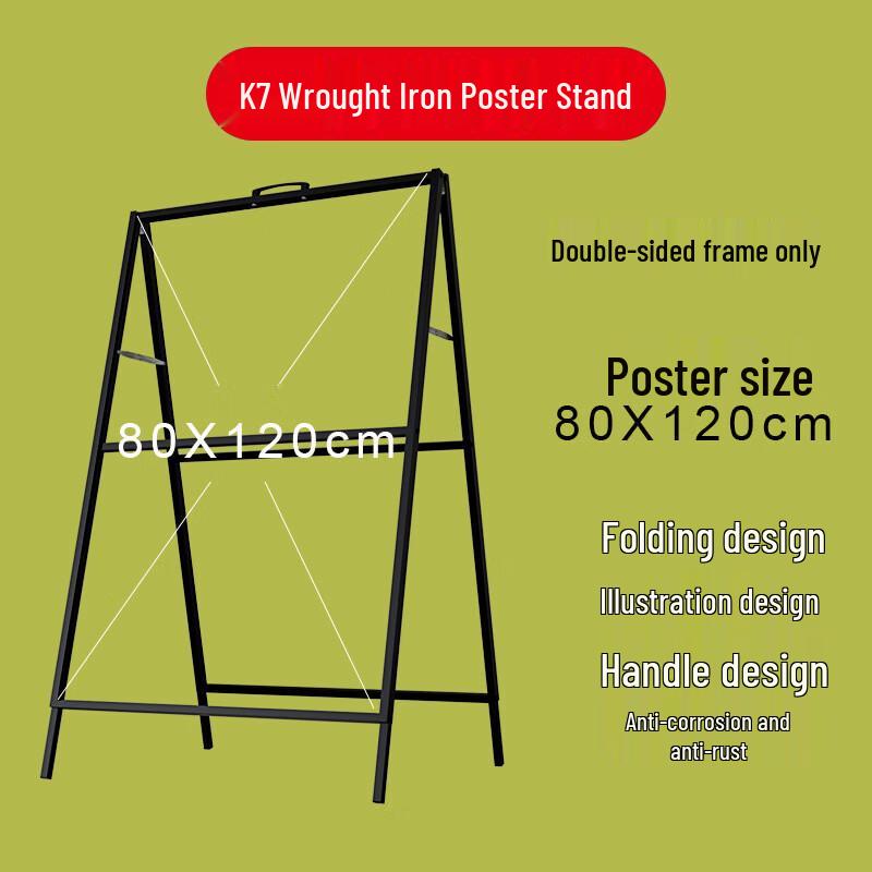 Portable Advertising Poster Display Stand