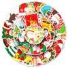 50 Sheets of Christmas Cartoon Graffiti Stickers for DIY Tree & Journal