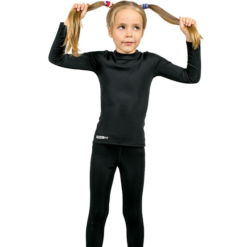 

Термофутболка для дівчаток TRD1 TotalFit (06399481) 140-146cm чорний