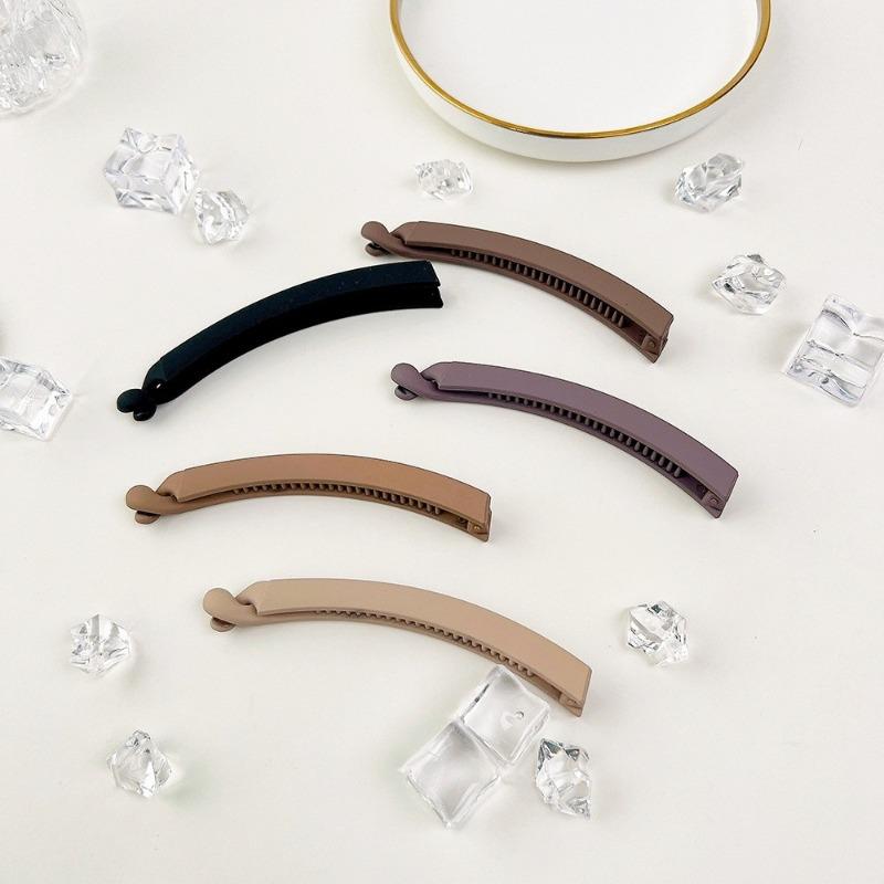 Frosted Banana Clip Women's High-end Seamless Versatile Hair Clip Fashion Simple Hair Accessories